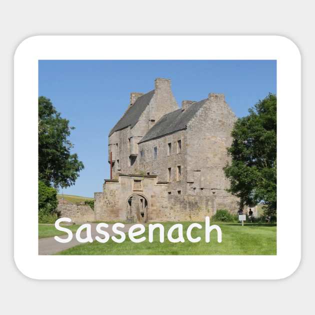 Sassenach Sticker by goldyart